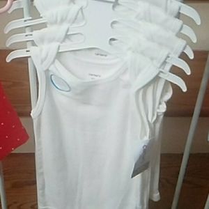 Carter's 5 pack sleeveless onesies, Size 12m. (NWT)
